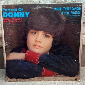 Portrait of Donny w/ "Hey Girl" & "Puppy Love" 1972 Vinyl Record MGM Records